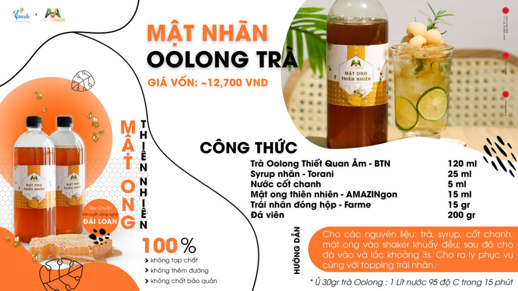 Công thức pha chế với mật ong AMAZINgon
