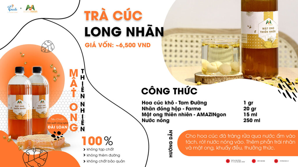 Công thức pha chế với mật ong AMAZINgon