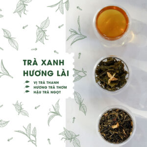 trà xanh hương lài