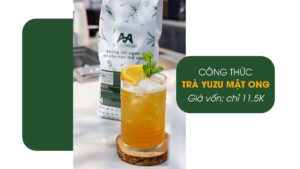 công thức trà yuzu mật ong amazingon