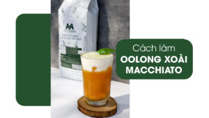 cách làm trà oolong xoài macchiato