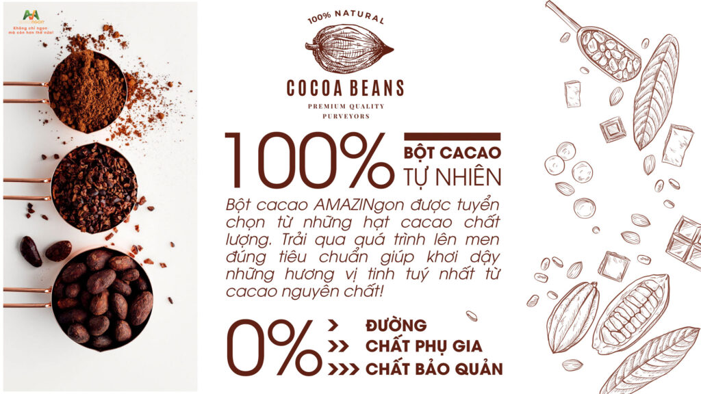 Bột cacao thượng hạng AMAZINgon