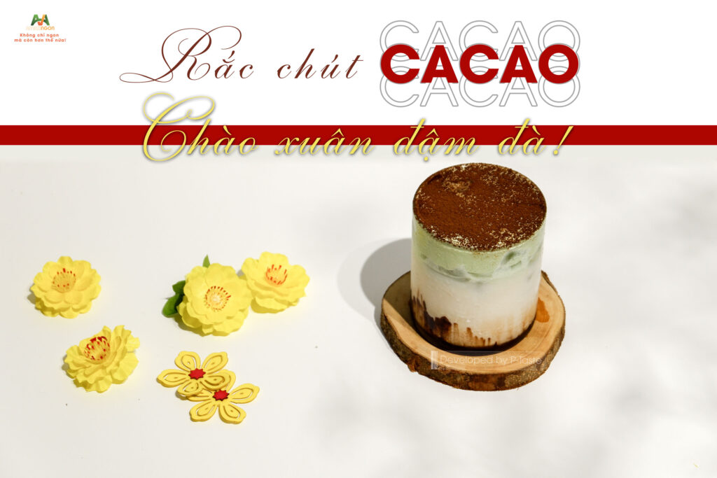công thức đồ uống với bột cacao amazingon