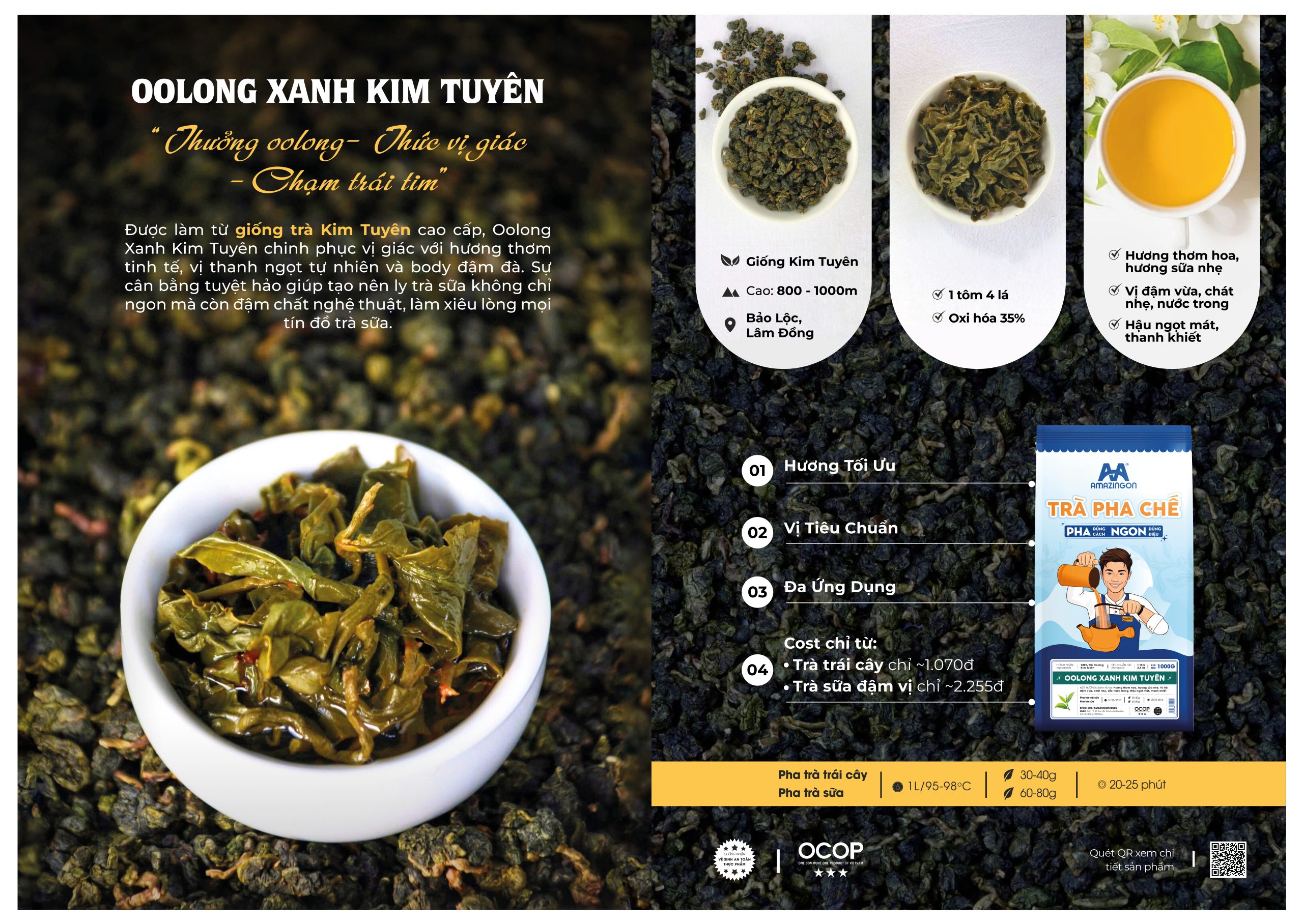 oolong xanh kim tuyen